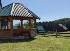 Drewniany dom 140m2 1+1 z sauną na sprzedaż w Uskoci z pięknym widokiem panoramicznym