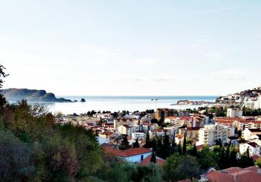 Mieszkanie 32м w Budva z panoramicznym widokiem na morze i miasto