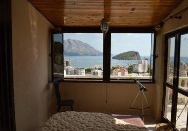 Mieszkanie 68 m2 w Budva z panoramicznym widokiem na morze